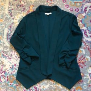 maurices solid open front blazer